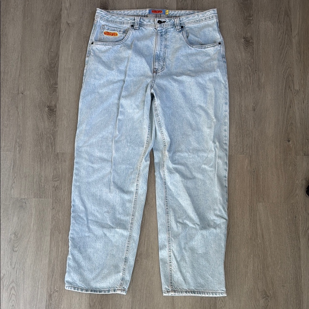 Empyre Light Blue Relaxed Fit Men's Jeans